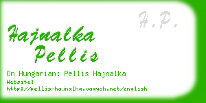 hajnalka pellis business card